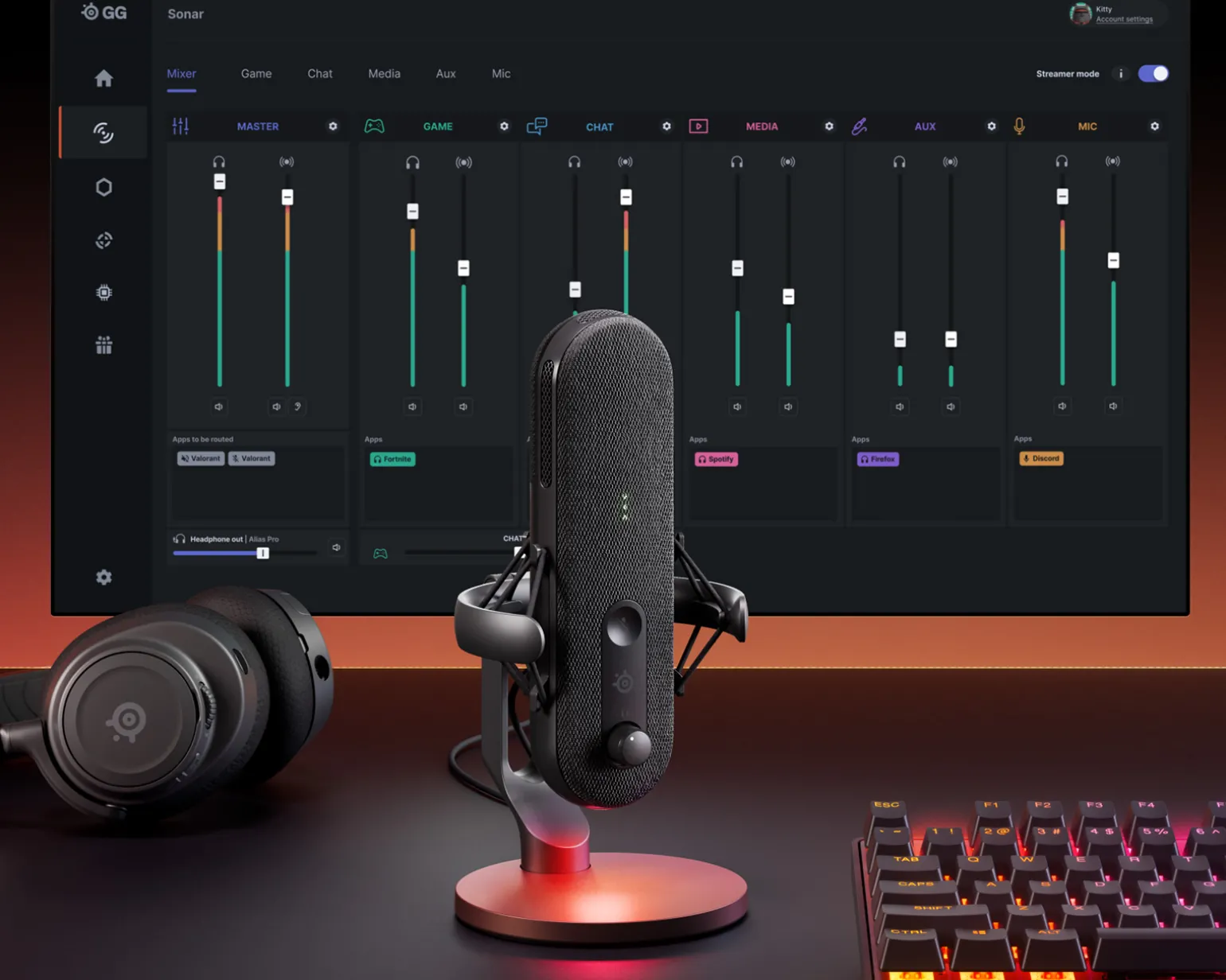 Alias - Black USB Microphone