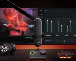 Alias Pro - Black XLR Microphone & Stream Mixer