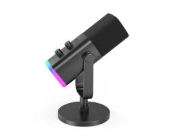 AMPLIGAME AM8 RGB USB/XLR Microphone - Dynamic Mic - Black