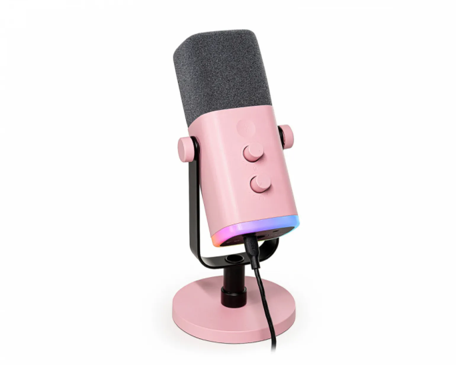 AMPLIGAME AM8 RGB USB/XLR Microphone - Dynamic Mic - Pink
