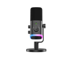 AmpliGame AM9 USB/XLR Microphone - Black