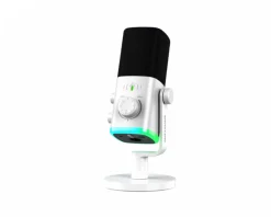 AmpliGame AM9 USB/XLR Microphone - White