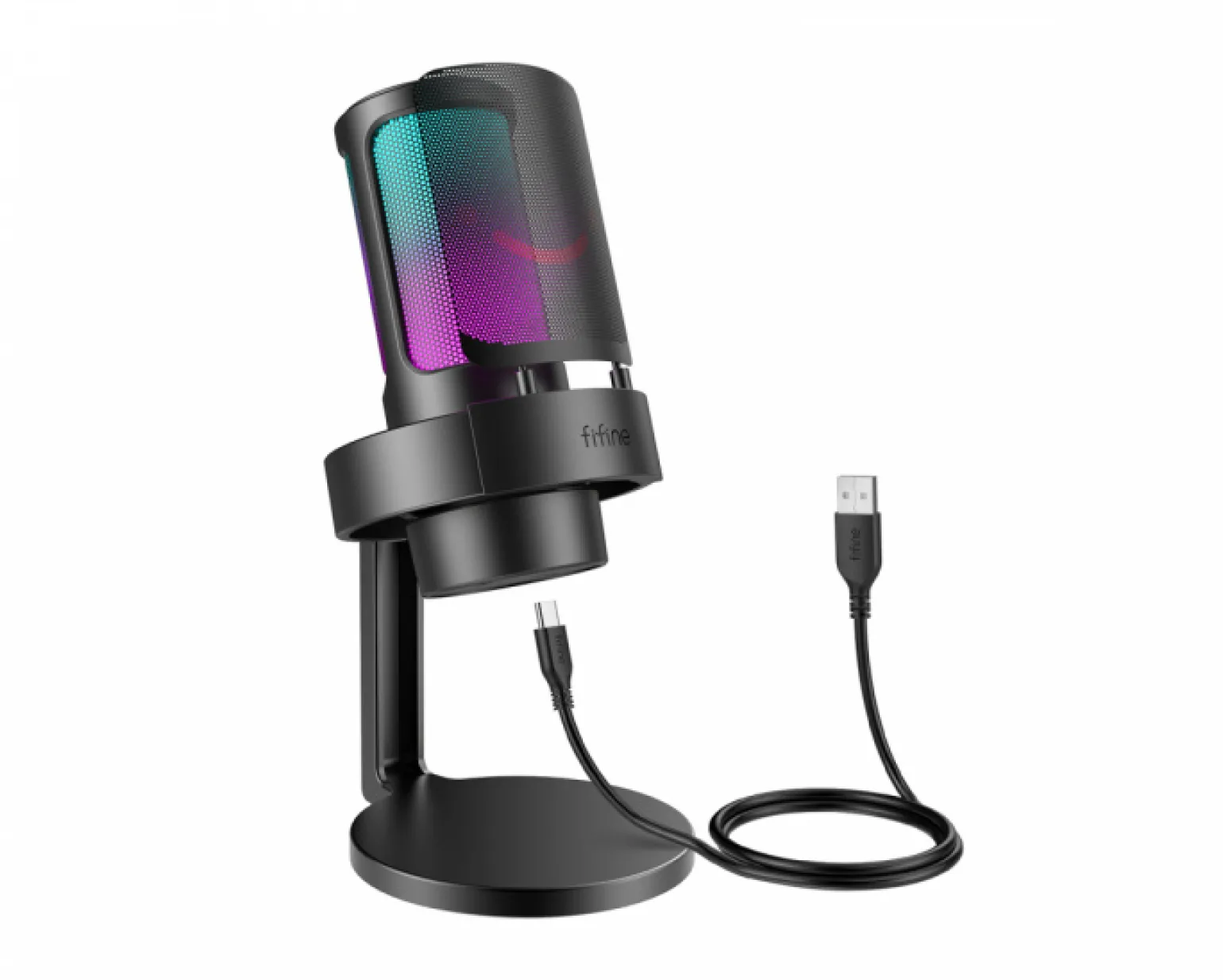 AMPLIGAME A8 USB Gaming Microphone RGB (PC/PS4/PS5) - Black