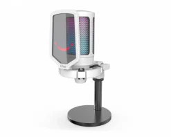 AMPLIGAME A6 USB Gaming Microphone RGB (PC/PS4/PS5) - White