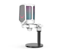 AMPLIGAME A6 USB Gaming Microphone RGB (PC/PS4/PS5) - White