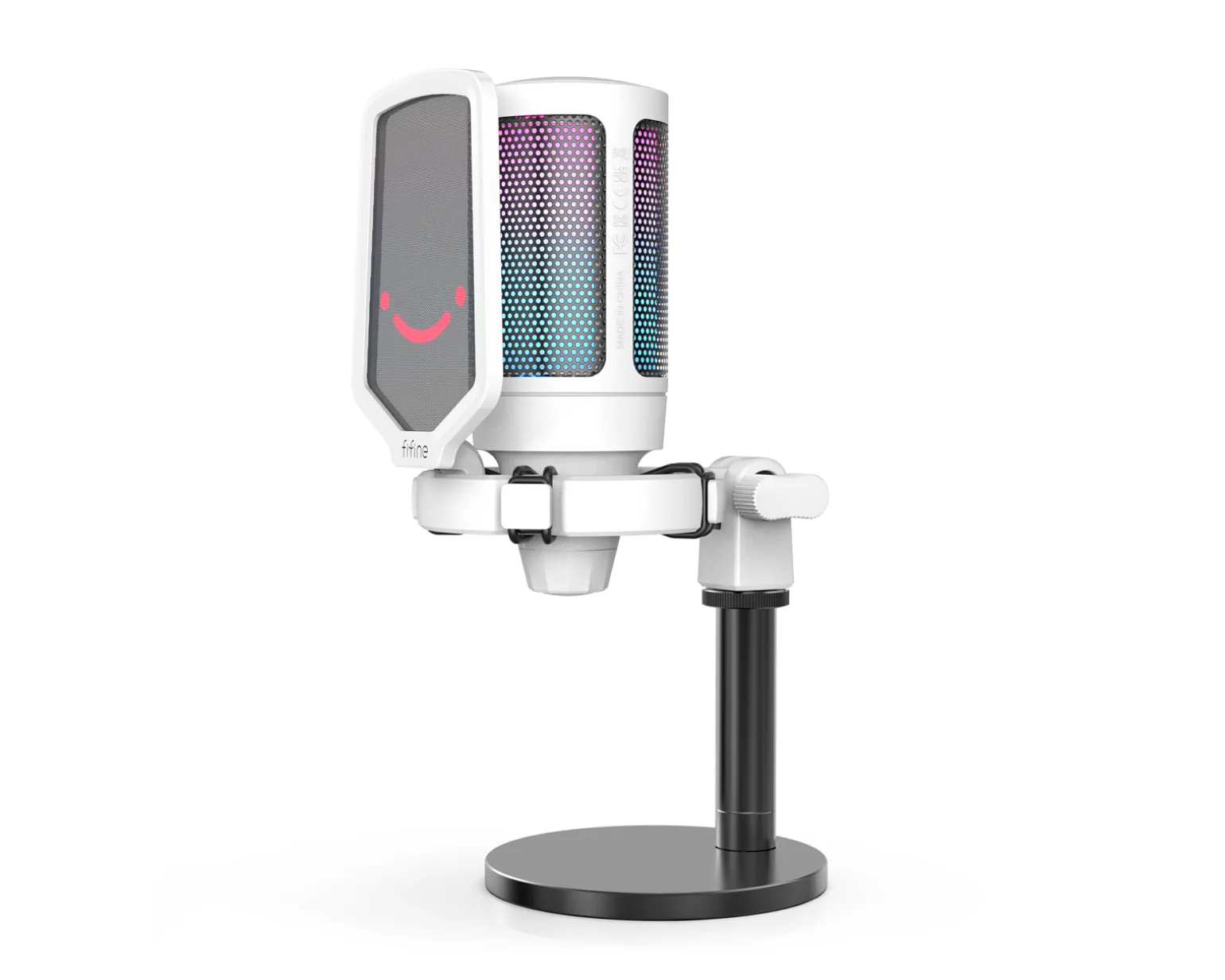 AMPLIGAME A6 USB Gaming Microphone RGB (PC/PS4/PS5) - White