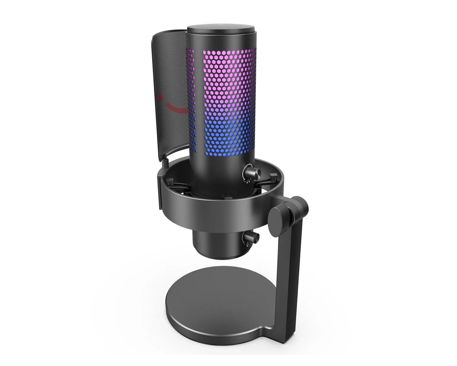 AMPLIGAME A9 USB Gaming Microphone RGB - Black