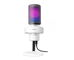AMPLIGAME A9 USB Gaming Microphone RGB - White