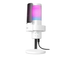 AMPLIGAME A9 USB Gaming Microphone RGB - White