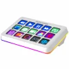AMPLIGAME D6 Stream Controller - Streaming Deck - White