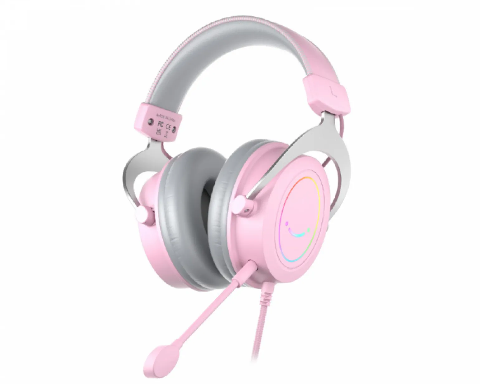 AMPLIGAME H3 Gaming Headset RGB - Pink