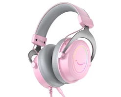 AMPLIGAME H3 Gaming Headset RGB - Pink