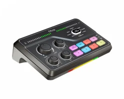 AmpliGame SC8 Audio Mixer - Black
