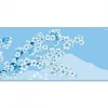 Aqua Control II Mousepad - Sakura Blue - XXL