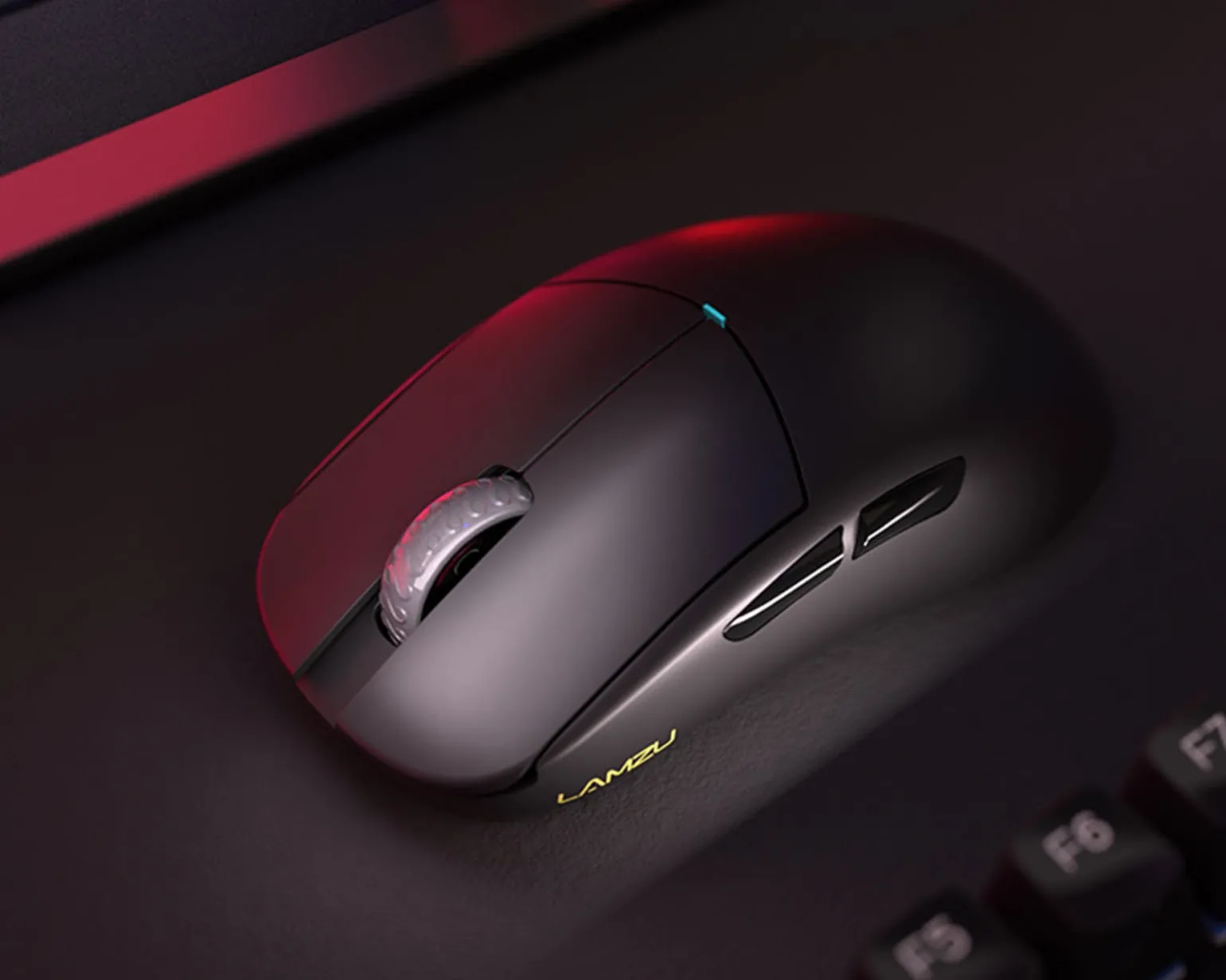 Atlantis Mini 4K Wireless Superlight Gaming Mouse - Charcoal Black