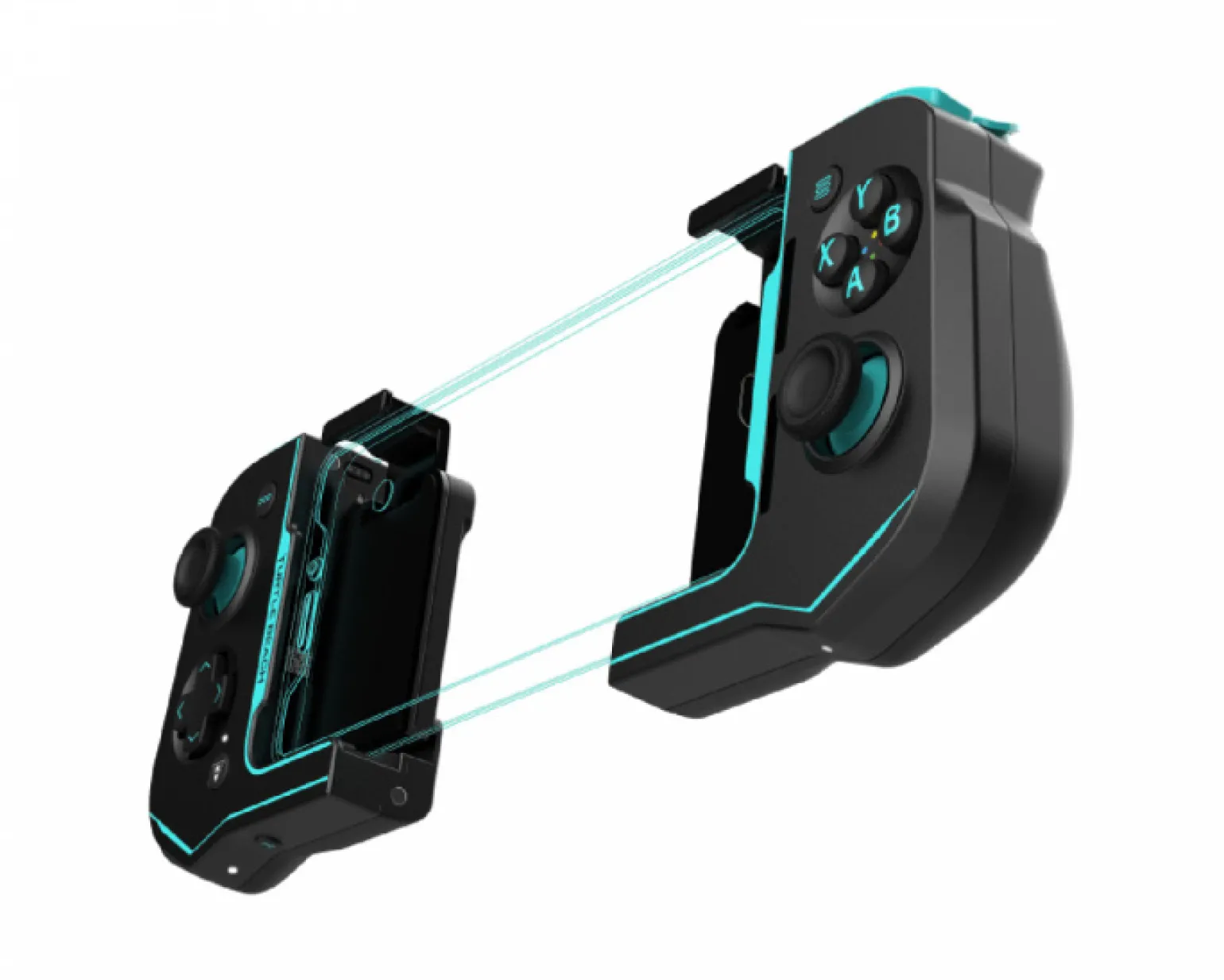 Atom Controller for Android - Black/Cyan