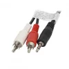 Audio Cable 3.5mm to 2xRCA (5 Meter) Black