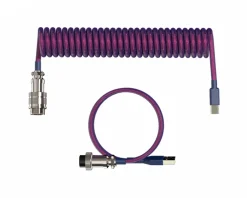 Aviator Coiled Cable USB-C - Purple