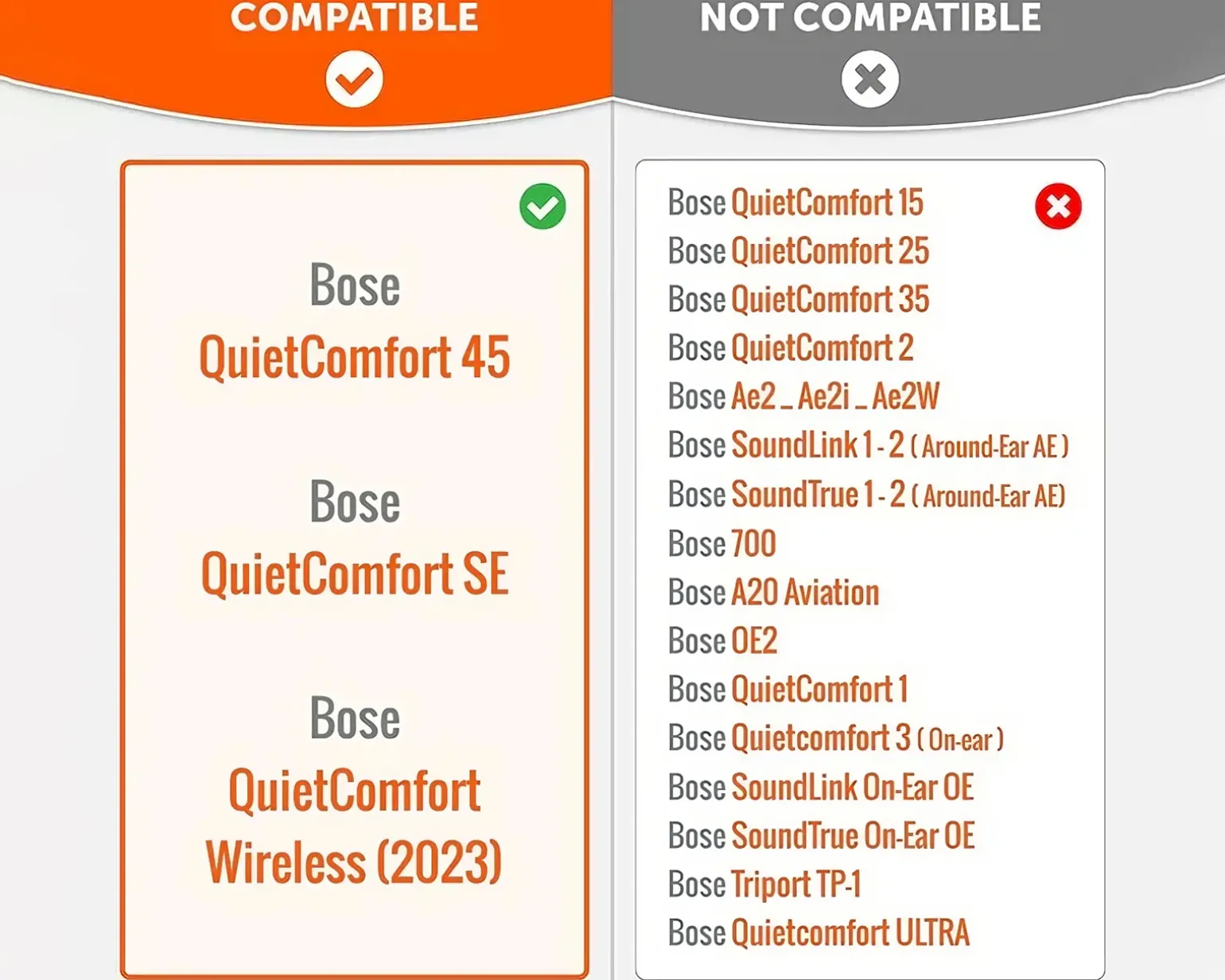 Bose QuietComfort Ear Cushions - Eclipse Grey