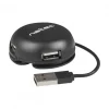 Bumblebee Black 2.0 USB Hub 4 Ports