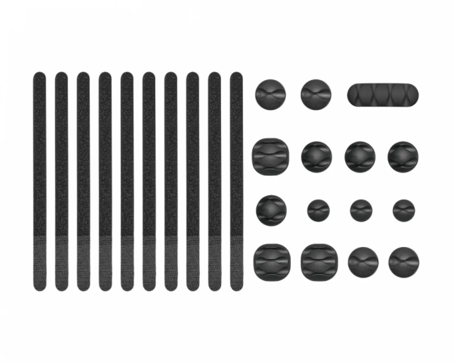 Cable Management Organizer Kit - Cable holder & Cable ties