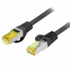 CAT.6A S/FTP LSZH CU - Ethernet cable - Black - 0.25 Meter