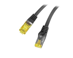 CAT.6A S/FTP LSZH CU - Ethernet cable - Black - 0.25 Meter