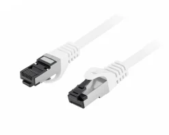CAT 8.1 Ethernet cable S/FTP LSZH - White - 0,25m