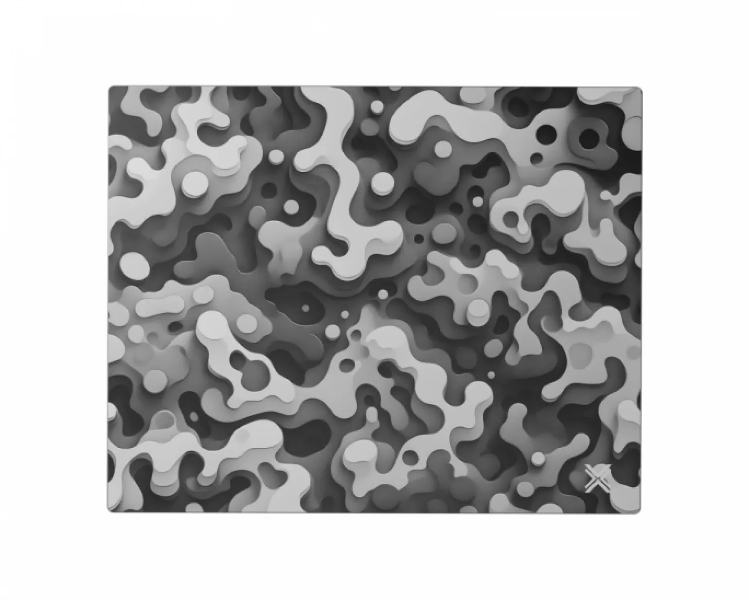 Cerapad Kin X Glass Mousepad - Black Splat
