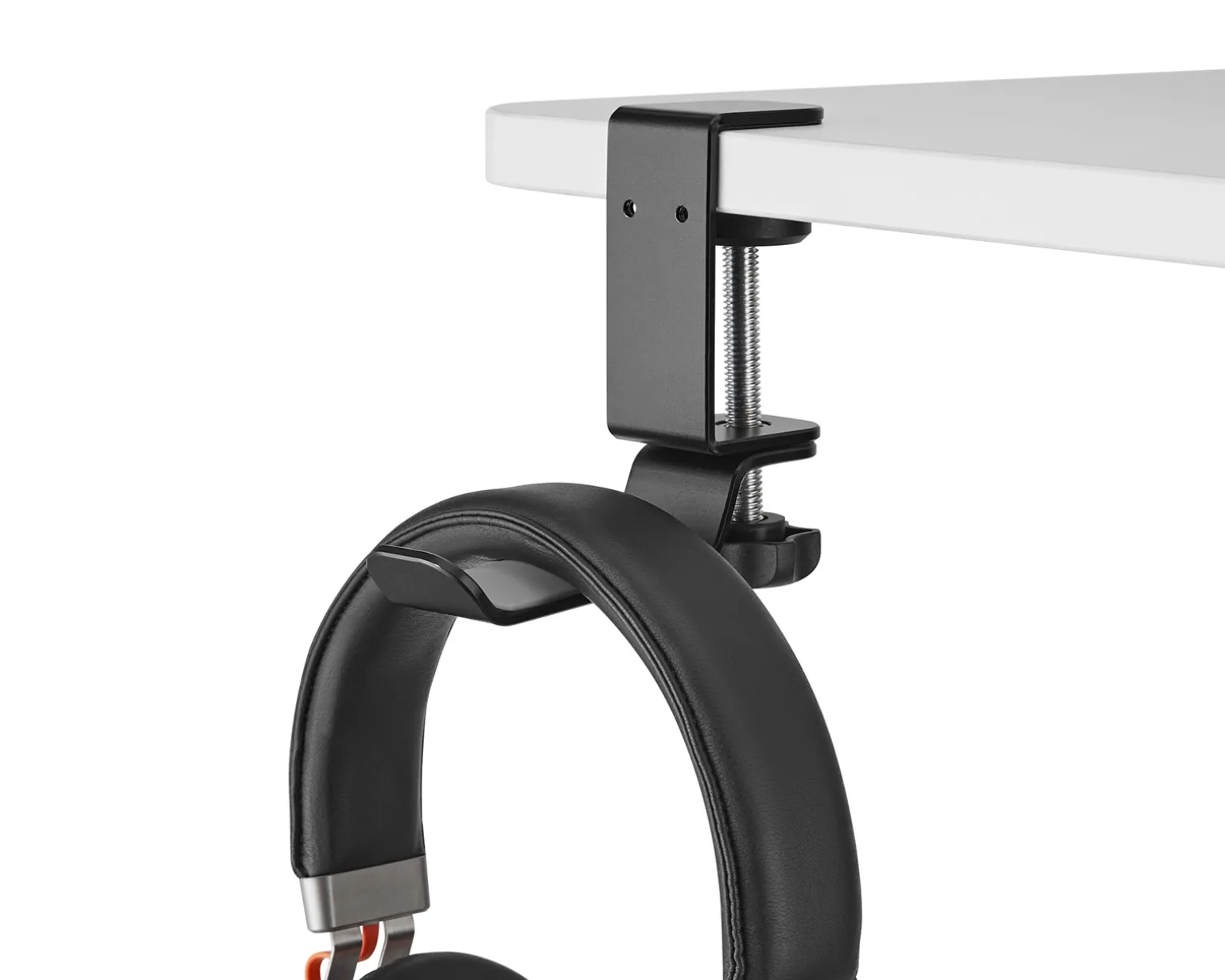 Clamp-On Universal Headphone Holder - Black