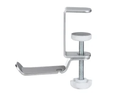 Clamp-On Universal Headphone Holder - Silver