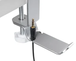 Clamp-On Universal Headphone Holder - Silver