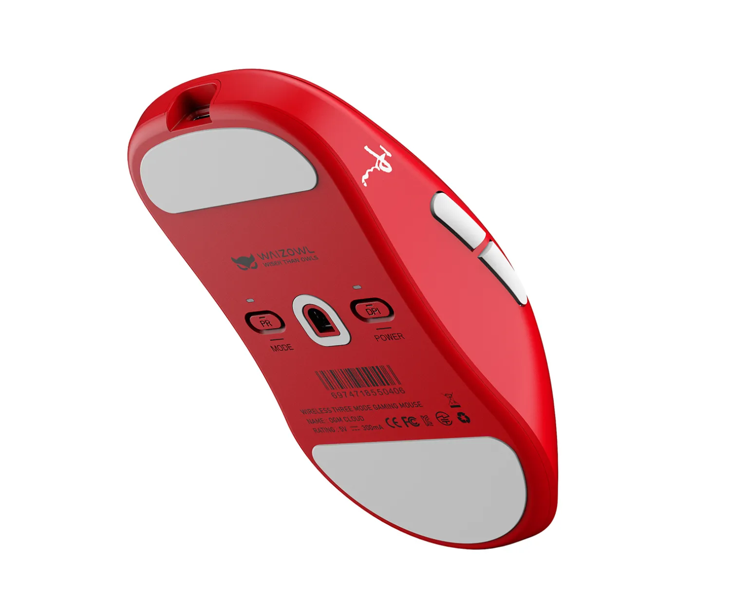 Cloud Wireless Gaming Mouse - Red