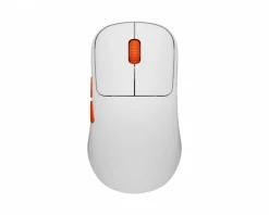 Cloud Wireless Gaming Mouse - White/Orange