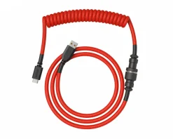 Coil Cable - Crimson Red