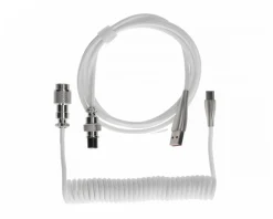 Coiled Cable USB-C - White