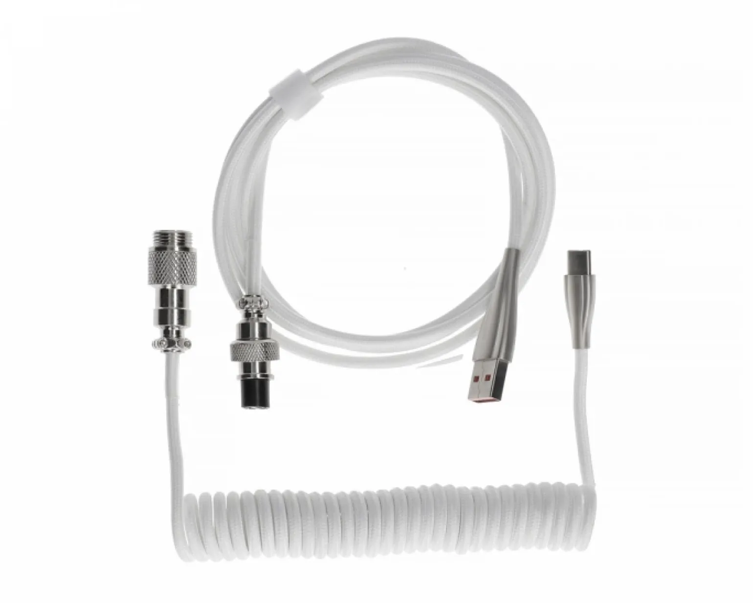 Coiled Cable USB-C - White