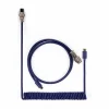 Custom Coiled Aviator Cable USB-C - Blue