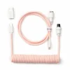 Custom Coiled Aviator Cable USB-C - Light Pink