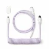 Custom Coiled Aviator Cable USB-C - Light Purple