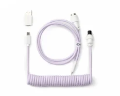 Custom Coiled Aviator Cable USB-C - Light Purple