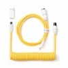 Custom Coiled Aviator Cable USB-C - Yellow
