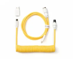 Custom Coiled Aviator Cable USB-C - Yellow