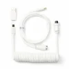 Custom Coiled Aviator Cable USB-C - White