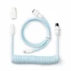 Custom Coiled Aviator Cable USB-C - Light Blue