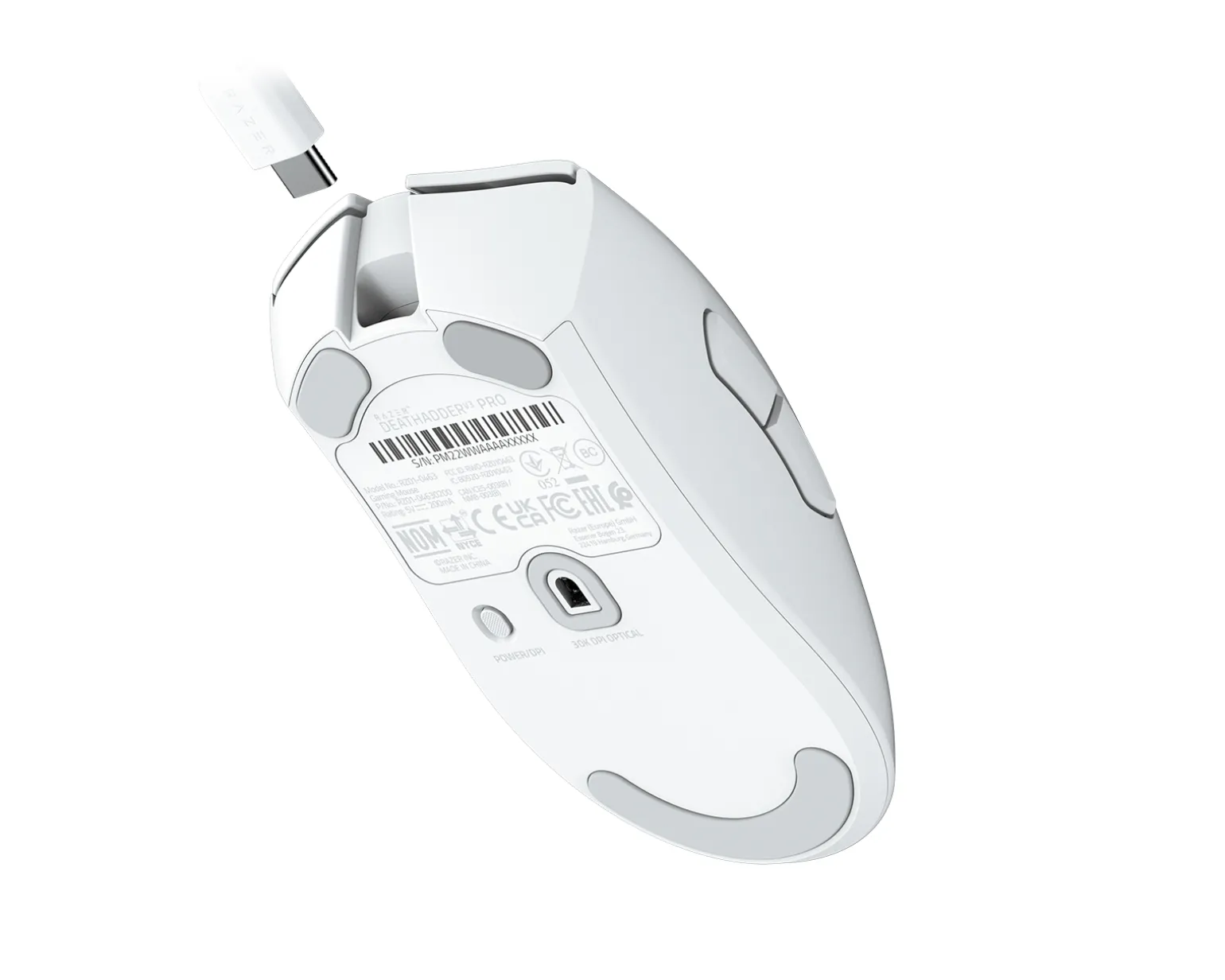DeathAdder V3 Pro Lightweight Wireless Gaming Mouse - White