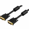 Deltaco DVI Dual Link, DVI-I Male - Male (2 meter)