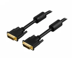 Deltaco DVI Dual Link, DVI-I Male - Male (2 meter)