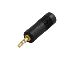 Deltaco Multimedia Adapter 6,3mm Female to 3,5mm Male