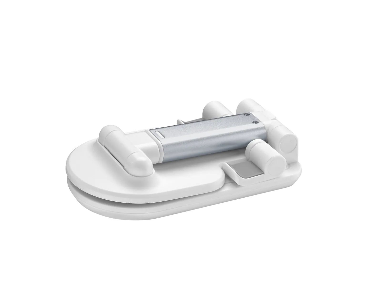 Desk Holder - Foldable Table Stand for Smartphones & Tablets - White